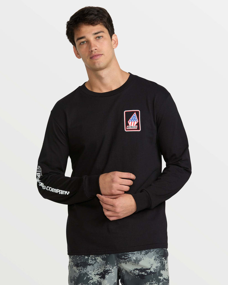 MEN'S 1ST BOARDING CO LONG SLEEVE TEE