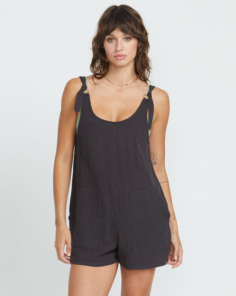 WOMEN'S LIL TIE STRAP ROMPER
