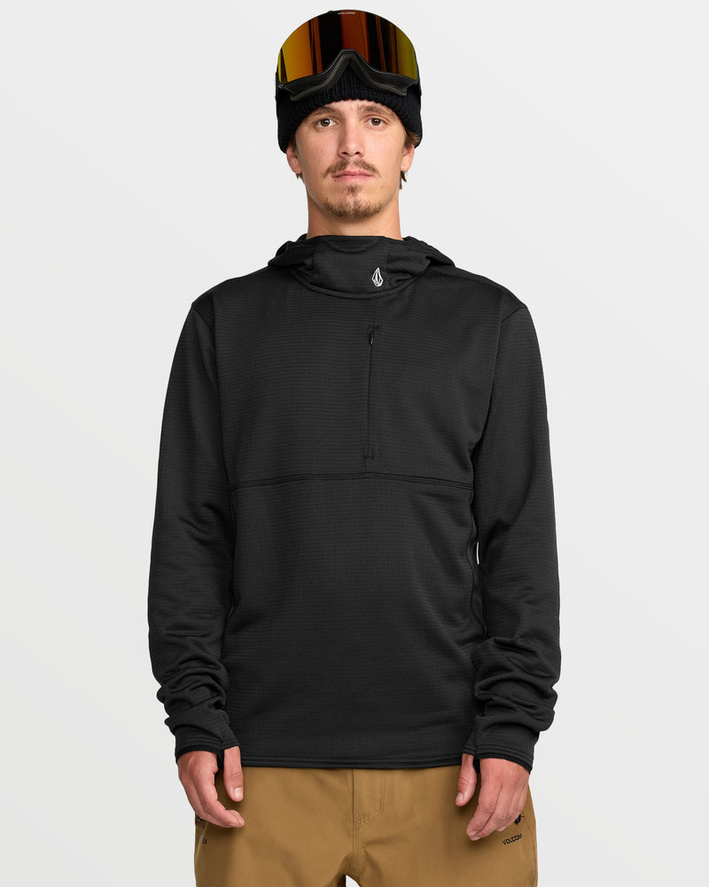 MEN'S GRIDLOCK HOODED FLEECE PULLOVER